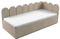 Gyerekágy Pláza Saroktámlás LÉNA heverő 90x200 cm Sötét Cappuchino