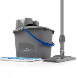 FILMOP Easy Wash lapos felmosó szett 15L (vödör, nyél, prés, moptartó, mop)
