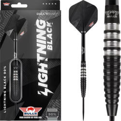 Bull's NL Darts szett steel Bull's NL Lightning Black, 21g 90%