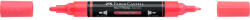 Faber-Castell Akril marker kétvégű MULTIMARK 255 Faber-Castell neon narancs (FC185955) - officefirst