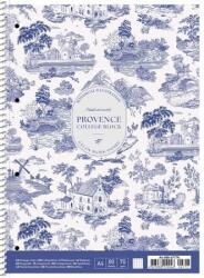 Shkolyaryk Publishing House Spirálfüzet, A4+, kockás, 80 lap, SHKOLYARYK "Provence", vegyes (SB806717K) - pritone