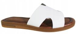 Cambell női flip-flop papucs 25-64013WH MÉRET39 Bőr Fehér Lico (25-64013WH)