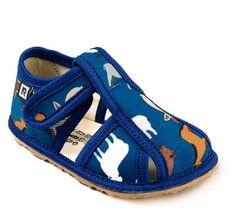 RAK - Innovatív barefoot zárt orrú papucs Kék farm 100015-5*FMF Cipőméret: 26