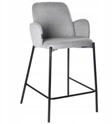 exito design Hoker, kárpitozott bárszék szürke háttámlával a sziget konyhájába Gusto (EXH046/920-10)