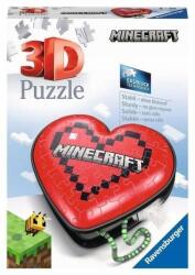 Ravensburger 3D Puzzle 54 Darabos Minecraft Szív, Ravensburger (112852)