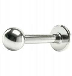  Titán Labret Piercing 1.2x14x3 Piercing Külső Menet Lobe Helix Conch Ezüst (LB-146-1214-S)