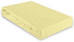  EMI Krém színű frottír gumis lepedő, 90x200-as lap