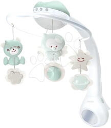 Infantino Zenélő kiságyforgó 3in1 Projector Musical Mobile Sage Infantino vetítővel és éjszakai fénnyel zöld 0 hó-tól (INF302049)