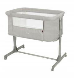 Carrello mózeskosárral, kerekekkel, szénszürke színben (CRL-16501)