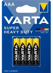 VARTA Elem, AAA mikro, 4 db, féltartós, VARTA "Super Heavy Duty (VESHDAAA) - officepantry