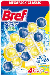 Henkel Bref Power Aktív Wc Tisztító Juicy Lemon 3x50g
