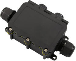 Commel tömszelencés kötődoboz IP68, 4 x 8-12mm