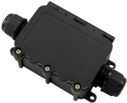 Commel tömszelencés kötődoboz IP68, 2 x 8-12mm