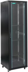 Spacer CABINET 19″ SPACER 22U 600x600x1166mm, Floor Standing, usa sticla cu (SPCN-22U-600-BK-03)
