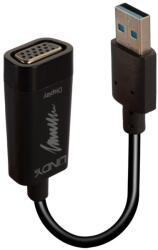 Lindy Adaptor Lindy LY-43172, USB 3.0 to VGA, negru (LY-43172)