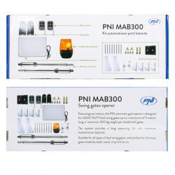 PNI Kit automatizare porti batante PNI MAB300, cu 2 motoare 40W, (PNI-MAB300)