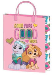 Global Licence Srl Ajándéktasak 32x27x10cm, laminált műanyag felülettel - Paw Patrol Pink