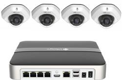 Milesight Kit supraveghere video Milesight 4 buc camera Dome MS-C2973-PD + (KIT4MINIDOME2MP)