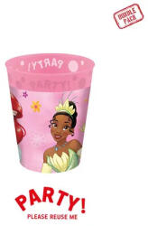 Global Licence Srl 4db újrafelhasználható party pohár 250 ml DISNEY PRINCESS