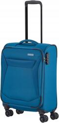 Travelite kézikocsi 55 cm poliészter Tsa cipzár 4 kerék petrol (80047-22)