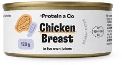 Protein a Co ProteinaCo Kuřecí prsa ve vlastní šťávě se solí a pepřem, 120 g