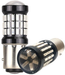  BAY15D led piros projektoros ! Villogós! 2db (958) - valtogomb