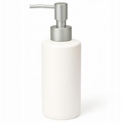  Porcelán szappanadagoló 300 ml fehér, fém pumpával 20 cm (dozownik)
