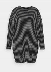 Missguided Outlet Missguided Plus Csíkos Hosszú Ujjú Ruha Ruha (l1208)
