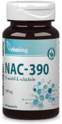 Vitaking NAC-390 N-Acetil L-Cisztein immunerősítő és nyákoldó kapszula - 60db - vitaminbolt - 2 696 Ft