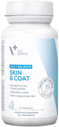 VetExpert VET EXPERT Skin & Coat, supliment piele & blană câini, capsule VET EXPERT Skin & Coat, supliment piele & blană câini și pisici, flacon, 30 capsule