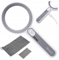 Extol Nagyító 6×, 12× olvasáshoz Led háttérvilágítással USB-re hajtva (43163)