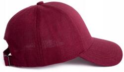 Szaleo Larson baseball sapka lenvászon nyári baseball sapka bordó (CZ26129V1)