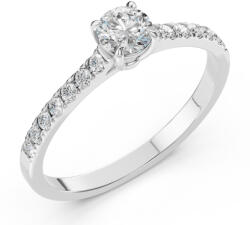 ESSYA 585 Arany Eljegyzési Gyűrű Gyémánttal 0, 61CT Lab Essya (101-10094(4.7)-585-LAB-WHT)