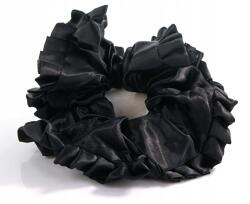  Scrunchie Estélyi Hajgumi Szatén Lolita Akcesoria Fekete 18 cm