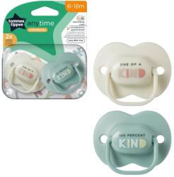 Tommee Tippee Suzeta Anytime cu design ortodontic simetric pentru 6-18 luni, 2 bucati, Tommee Tippee