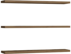 FDY Etajera de perete Ednara din PAL melaminat, finisaj nuc, 60x14.5x1.8 cm Raft