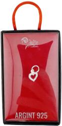 Jolie Silver Pandantiv din Argint 925, Jolie Silver, pentru Dama, Model Inimioara Cu Pietre de Zirconiu Cubic, 0.6 g, 1 x 1 cm, Argintiu (125955)