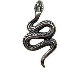 Flippy Pandantiv din Argint 925, Jolie Silver, Model Sarpe, Design Conturat, 20x10 mm, Greutate 1 g, Argintiu (05833)