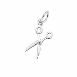 Flippy Pandantiv din Argint 925, Model Foarfeca, Bijuterie Decorativa cu Design Conturat, Greutate 0.6 g, Argintiu (06637)