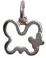 Flippy Pandantiv, Jolie Silver, Argint 925, Model Fluture Dublu, 0.5g, 1.2 cm x 1.2 cm (06816)
