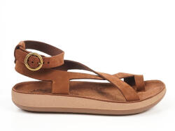 Fantasy Sandals Nicole Sandale Casual Damă Anatomici Din Piele Cacao S910 (S910)