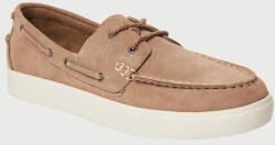 Funky Buddha Suede Mocasini Barbati Boat Shoes in Culoare Bej FBM013-044-08-BEIGE (FBM013-044-08-BEIGE)
