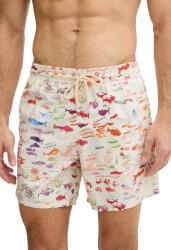 Vilebrequin Costume De Baie Bărbați Pantaloni Scurți Ecru Cu Modele MOOEB128-004V (MOOEB128-004V)