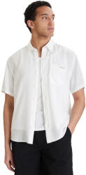 Calvin Klein Cămașă Din In Cu Mâneci Scurte Albă LV04RF120G-YAA (LV04RF120G-YAA)