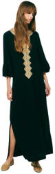 FOREL Rochie Maxi De Vară Pentru Femei Cu Volane Neagră 082.50. 01.121 (082.50.01.121)