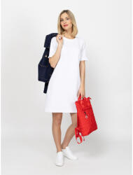 Heavy Tools Rochii De Vară Pentru Femei Mini Tricou Rochie Albă 23031 (23031)