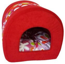 MPS CULCUS TEXTIL PENTRU CAINI SI PISICI TUNEL RED 42x38x38 CM