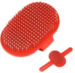 BIOTUR PET PERIE PALMAR DIN CAUCIUC CU DINTI BONT PENTRU CAINI 13x9CM