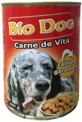 BIODOG Hrana Umeda Pentru Caini Biodog Vita 410gr