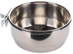 FLAMINGO Hranitoare Flamingo Pentru Colivie Din Inox Cu Suport L 15cm/880l
